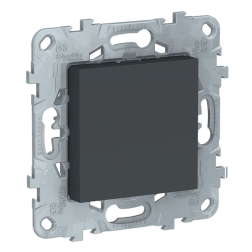 Заглушка Schneider Electric Unica New Studio Антрацит (в сборе) 