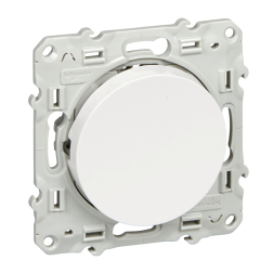 Промежуточный переключатель (перекрестный) Schneider Electric Odace Белый (в сборе) 