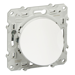 Вывод кабельный Schneider Electric Odace Белый (в сборе) 