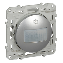 Датчик движения 400 Вт Schneider Electric Odace Алюминий (в сборе) 