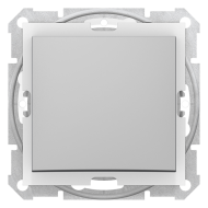 Выключатель IP44 Schneider Electric Sedna Алюминий (в сборе) 