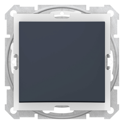 Переключатель IP44 Schneider Electric Sedna Графит (в сборе) 