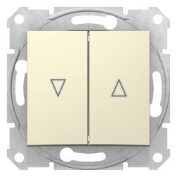 Выключатель для рольставней Schneider Electric Sedna Бежевый (в сборе) 