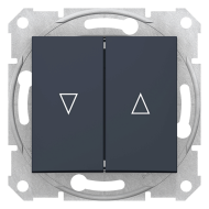 Выключатель для рольставней Schneider Electric Sedna Графит (в сборе) 