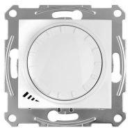 Светорегулятор поворотный 1000 Вт Schneider Electric Sedna Белый (в сборе) 