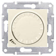 Светорегулятор поворотный 1000 Вт Schneider Electric Sedna Бежевый (в сборе) 