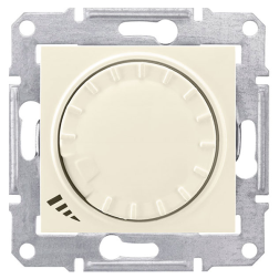 Светорегулятор для светодиодных диммируемых LED ламп Schneider Electric Sedna Бежевый (в сборе) 