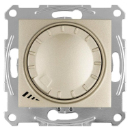 Светорегулятор поворотный 1000 Вт Schneider Electric Sedna Титан (в сборе) 