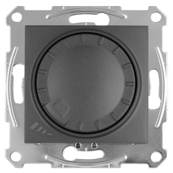 Светорегулятор для светодиодных диммируемых LED ламп Schneider Electric Sedna Графит (в сборе) 