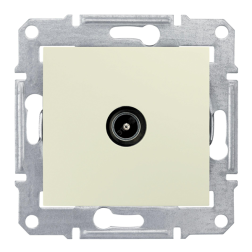 Розетка TV оконечная Schneider Electric Sedna Бежевый (в сборе) 