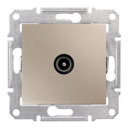 Розетка TV оконечная Schneider Electric Sedna Титан (в сборе) 