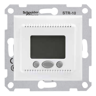 Терморегулятор электронный Schneider Electric Sedna Белый (в сборе) 
