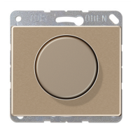 Светорегулятор поворотный 400 Вт Jung SL500 Золото-бронза (в сборе) 