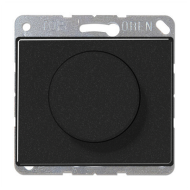 Светорегулятор поворотный 400 Вт Jung SL500 Черный (в сборе) 