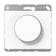 Светорегулятор поворотный 400 Вт Jung SL500 Белый (в сборе) 