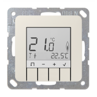 Терморегулятор электронный Jung CD Слоновая кость (в сборе) 