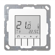 Терморегулятор электронный Jung CD Белый (в сборе) 