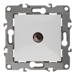 Розетка TV оконечная Эра 12N Белый (в сборе) 