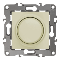 Светорегулятор поворотный 400 Вт Эра 12N Слоновая кость (в сборе) 