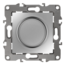 Светорегулятор поворотный 400 Вт Эра 12N Алюминий (в сборе) 