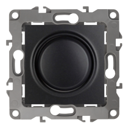 Светорегулятор поворотный 400 Вт Эра 12N Антрацит (в сборе) 