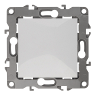 Промежуточный переключатель (перекрестный) Эра 12N Белый (в сборе) 