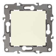 Промежуточный переключатель (перекрестный) Эра 12N Слоновая кость (в сборе) 