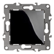 Промежуточный переключатель (перекрестный) Эра 12N Черный (в сборе) 