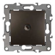 Розетка TV оконечная Эра 12N Бронза (в сборе) 