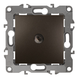 Розетка TV оконечная Эра 12N Бронза (в сборе) 