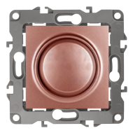 Светорегулятор поворотный 400 Вт Эра 12N Медь (в сборе) 