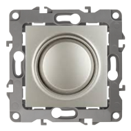 Светорегулятор поворотный 400 Вт Эра 12N Перламутровый (в сборе) 