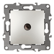 Розетка TV оконечная Эра 12N Перламутровый (в сборе) 