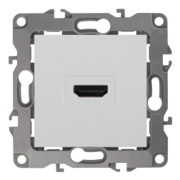 Розетка HDMI Эра 12N Белый (в сборе) 