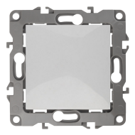 Промежуточный переключатель (перекрестный) Эра Elegance Белый (в сборе) 