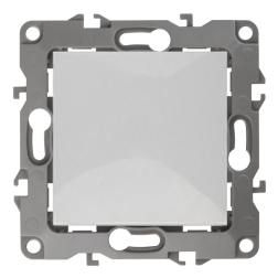 Промежуточный переключатель (перекрестный) Эра Elegance Белый (в сборе) 