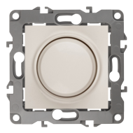 Светорегулятор поворотный 400 Вт Эра Elegance Слоновая кость (в сборе) 