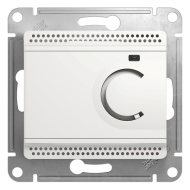 Терморегулятор для теплого пола с внешним датчиком Schneider Electric Glossa Белый (в сборе) 