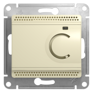 Терморегулятор для теплого пола с внешним датчиком Schneider Electric Glossa Бежевый (в сборе) 