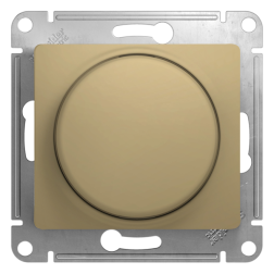 Светорегулятор для светодиодных диммируемых LED ламп Schneider Electric Glossa Титан (в сборе) 