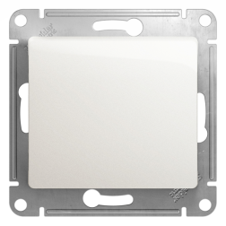 Выключатель одноклавишный Schneider Electric Glossa Перламутровый (в сборе) 
