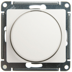 Светорегулятор поворотный 300 Вт Schneider Electric Glossa Перламутровый (в сборе) 