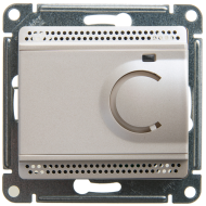 Терморегулятор для теплого пола с внешним датчиком Schneider Electric Glossa Перламутровый (в сборе) 