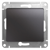 Выключатель одноклавишный Schneider Electric Glossa Графит (в сборе) 