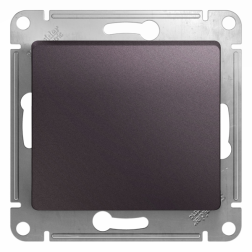 Кнопка (выключатель без фиксации) Schneider Electric Glossa Сиреневый туман (в сборе) 