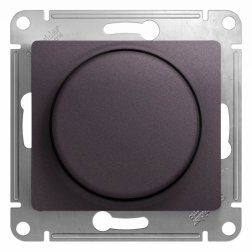 Светорегулятор для светодиодных диммируемых LED ламп Schneider Electric Glossa Сиреневый туман (в сборе) 