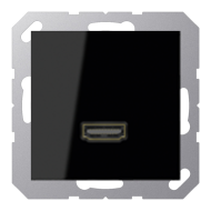 Розетка HDMI Jung A550 Черный (в сборе) 