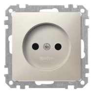 Розетка без заземления Merten Antique Бежевый (в сборе) 