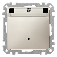 Выключатель карточный Merten Antique Бежевый (в сборе) 