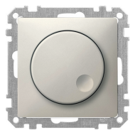 Светорегулятор поворотный 400 Вт Merten Antique Бежевый (в сборе) 